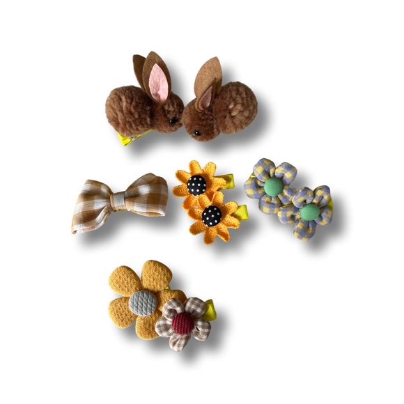 Girls Bunny 🐰 Hair accessories 9pcs - Picture 4 of 8
